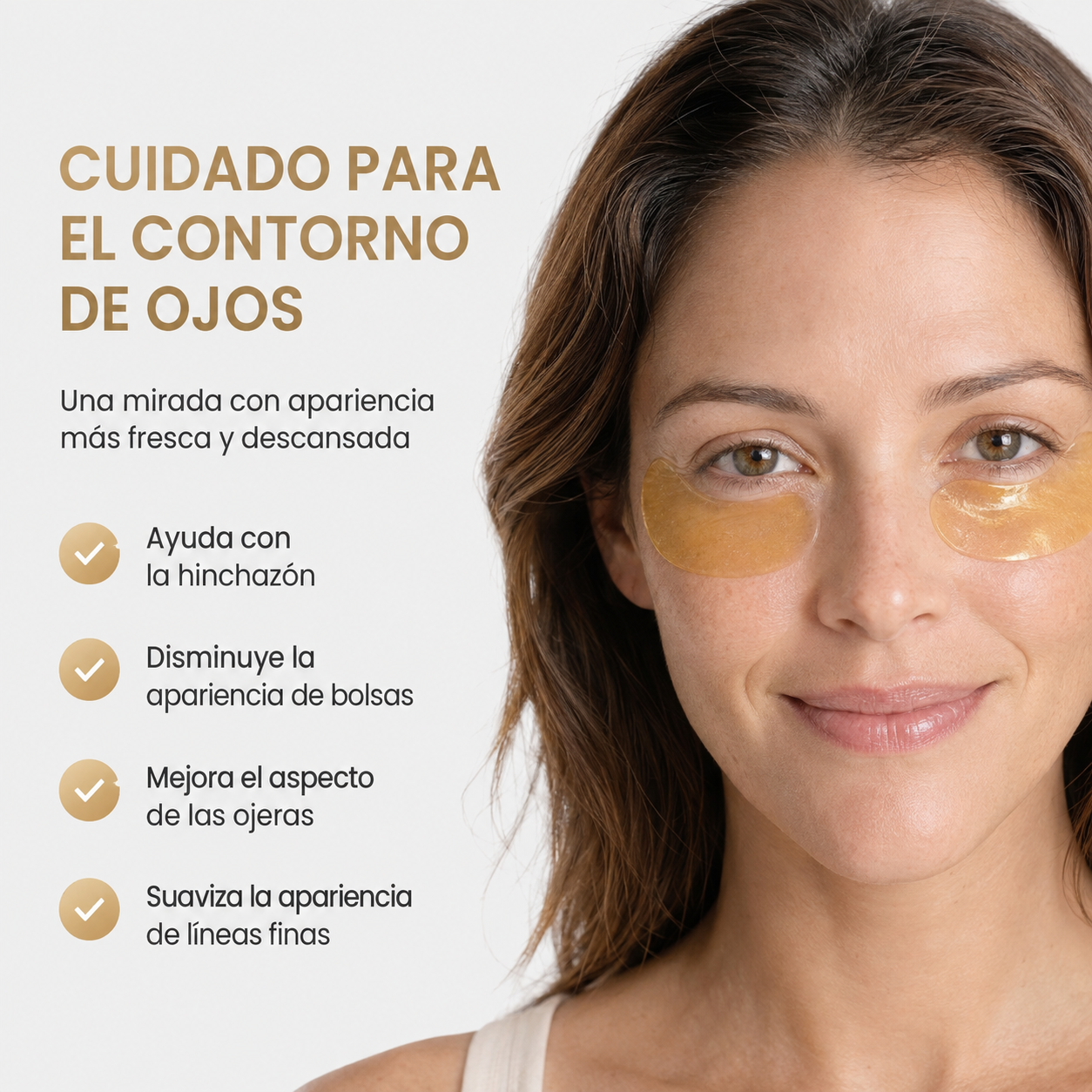 Parches para Ojos de Colágeno Hidrogel