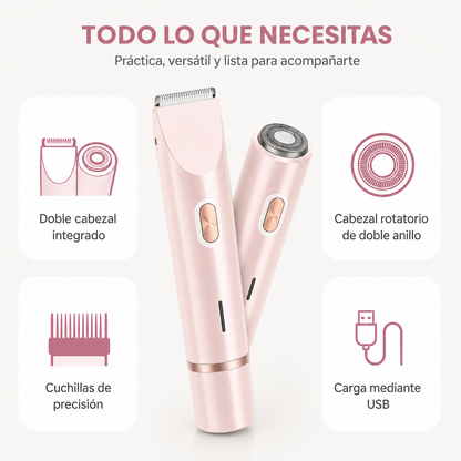 Depiladora 2 en 1 De Bikini Para Mujer Electrica