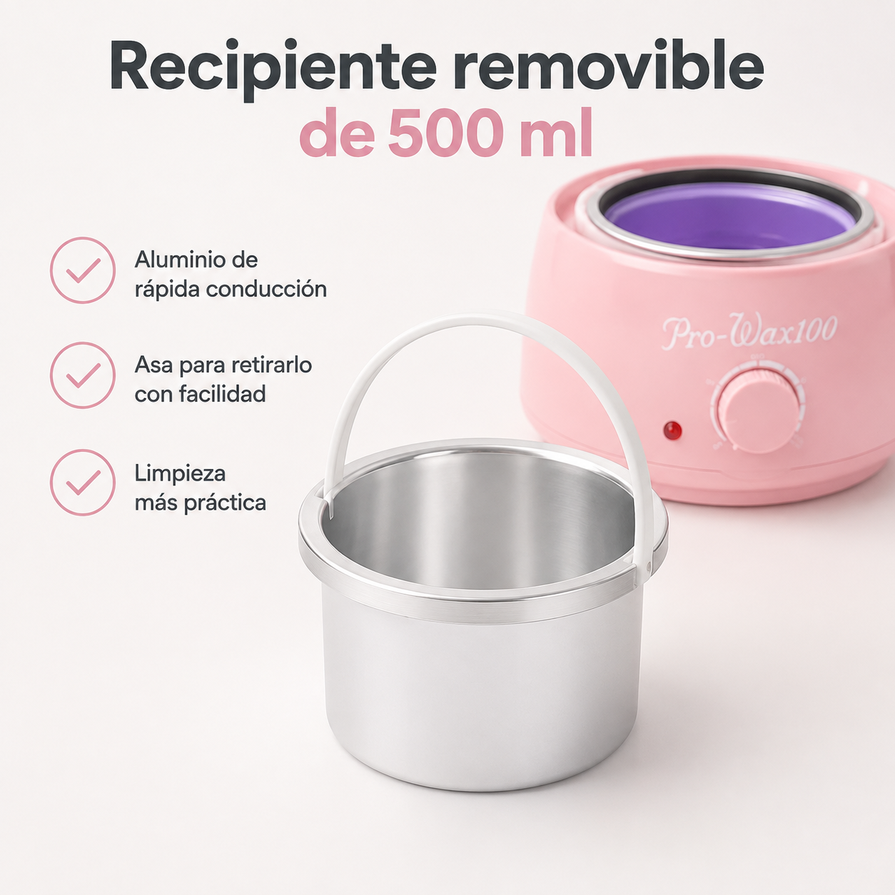 Belluzza Wax Kit Calentador + 400g de cera