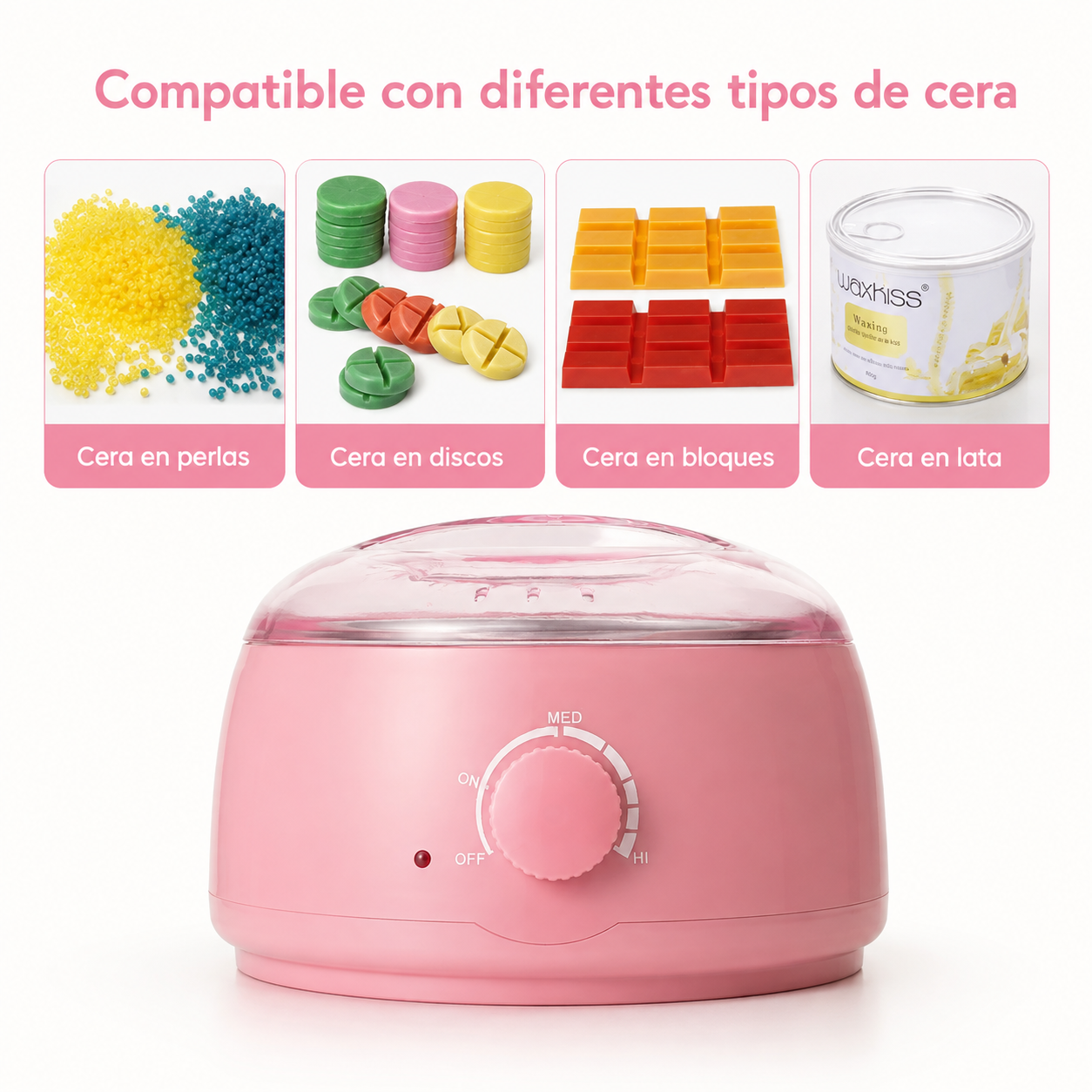 Belluzza Wax Kit Calentador + 400g de cera
